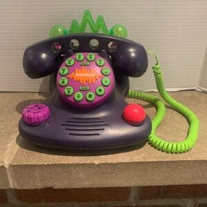 Vintage 1997 Nickelodeon Talk Blaster Landline Telephone